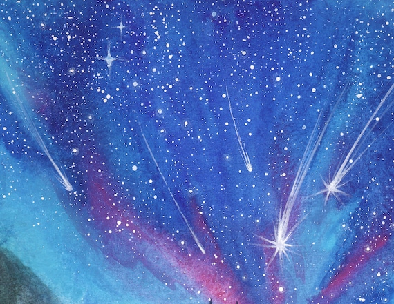 Night Sky With Stars Painting How To Paint A Star Filled Night Sky