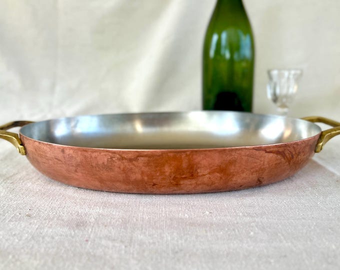 REVERE WARE "Paul Revere Limited Edition" Stainless Steel and Copper Clad Au Gratin Pan