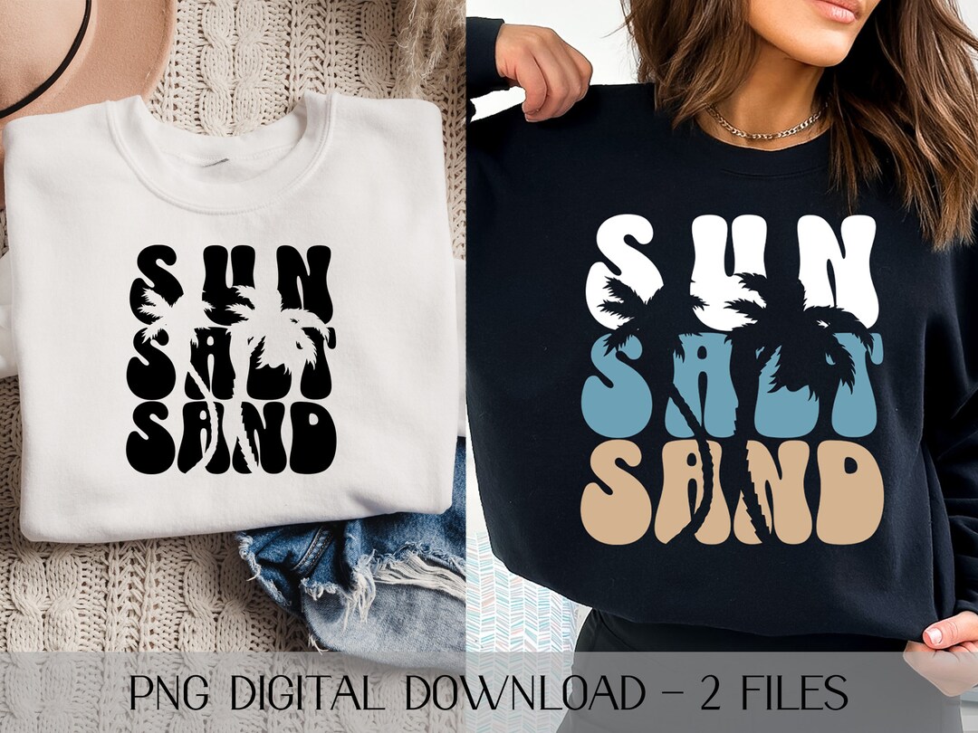Sun Salt Sand Png, Summer Png, Beach Png, Vacation Png, Instant