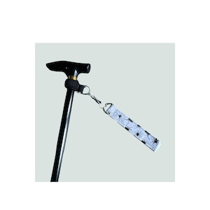 Correa de muñeca para bastón de algodón: accesorio de bastón de ayuda para la movilidad de araña blanca.