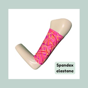 Spandex Diabetes CGM Cover: Freestyle Libre, Dexcom,Omnipod-Dash. Pink Bicep Sleeve