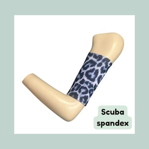 SCUBA Diabetes CGM Cover: Freestyle Libre, Dexcom,Omnipod-Dash. Leopard Bicep Sleeve