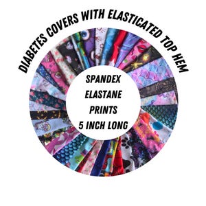 Diabetes freestyle libre, dexcom, omnipod-DASH, miao miao, CGM armband protector sleeve, spandex elastane armband 5 inch long.