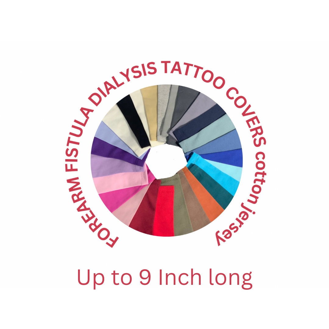 Forearm Fistula Tattoo Armband Cover Dialysis, Scarring, Sleeve