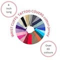 Cotton Jersey Wrist cuff Fabric bracelet : Wristband For Tattoo & Scarring cover