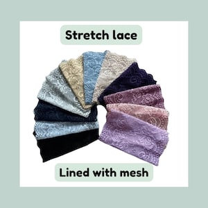 Lace Diabetes CGM Armband Cover: Freestyle Libre, Omnipod, Dexcom. Lined, 6 Inch Long.