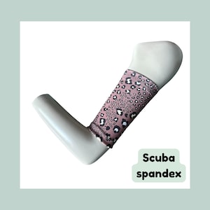 SCUBA Diabetes CGM Cover: Freestyle Libre, Dexcom,Omnipod-Dash. Leopard Bicep Sleeve