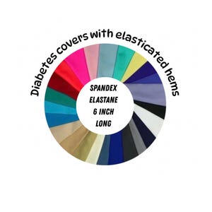 Diabetes freestyle libre, dexcom, omnipod-DASH, miao miao, CGM armband protector sleeve, spandex elastane armband 6 inch long.