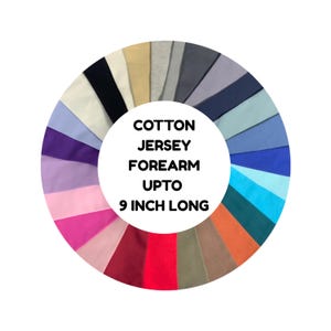 Cotton Jersey FOREARM Armband Cover: Fistula, Tattoo, Scarring Sleeve