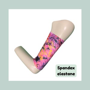 Spandex Diabetes CGM Cover: Freestyle Libre, Dexcom,Omnipod-Dash. Pink  Bicep Sleeve