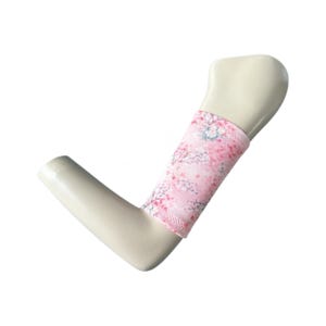 SCUBA Diabetes CGM Cover: Freestyle Libre, Dexcom,Omnipod-Dash. Pink Blossom Bicep Sleeve