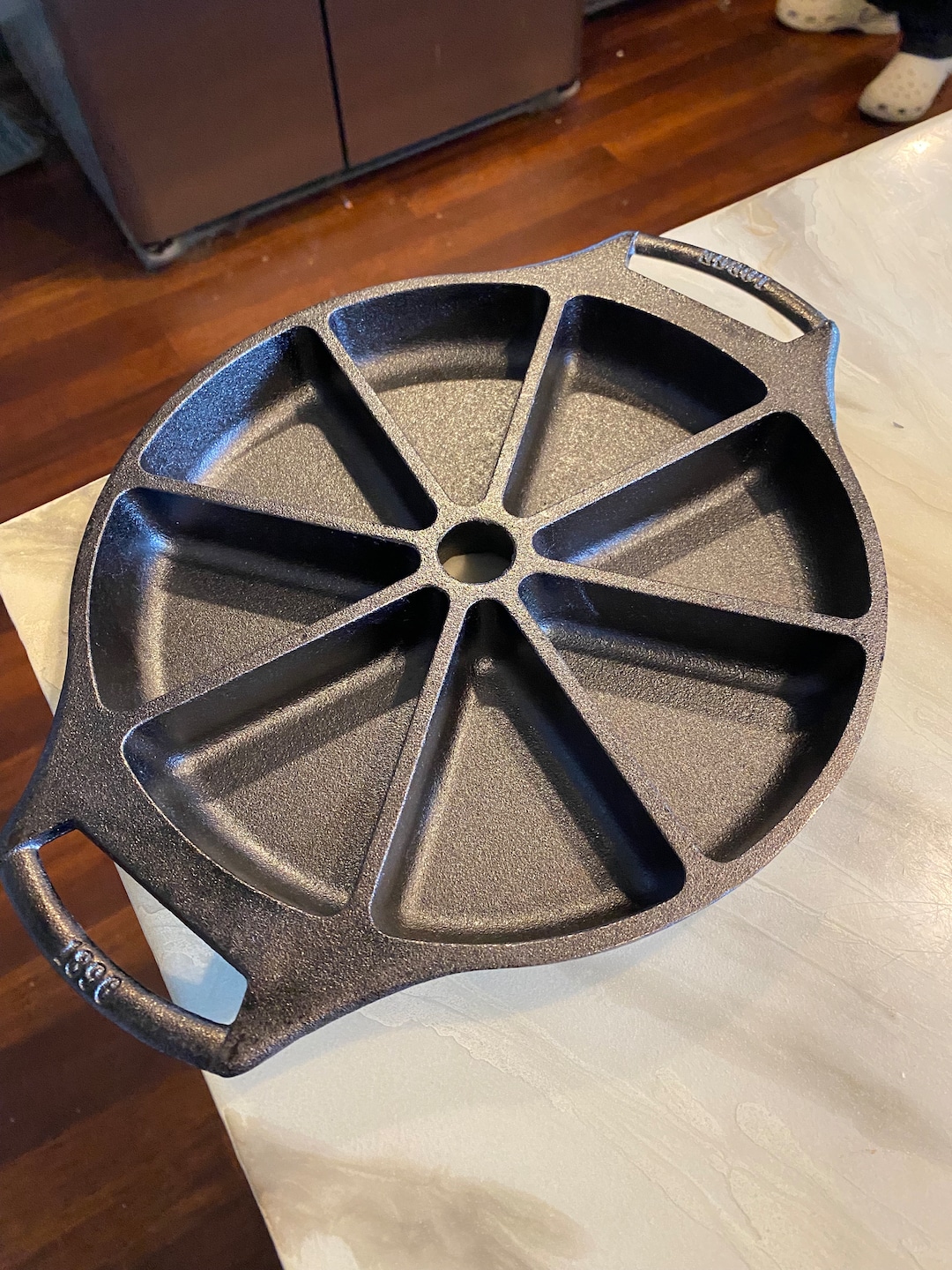 Lodge Cast Iron Wedge Cornbread Skillet Panperfect for Any Etsy