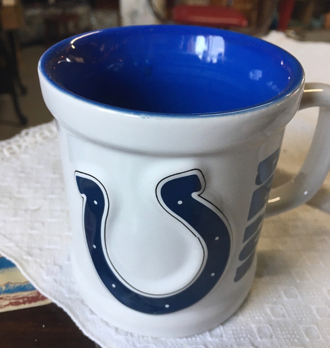 NFL Indianapolis Colts Embossed Coffee MugGreat Collectible Etsy