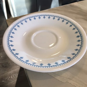 Corelle SnowFlake Garland saucer