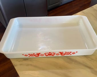 Vintage Pyrex Friendship Lasagna Pan Casserole Dish-Excellent Condition-Great Gift!!