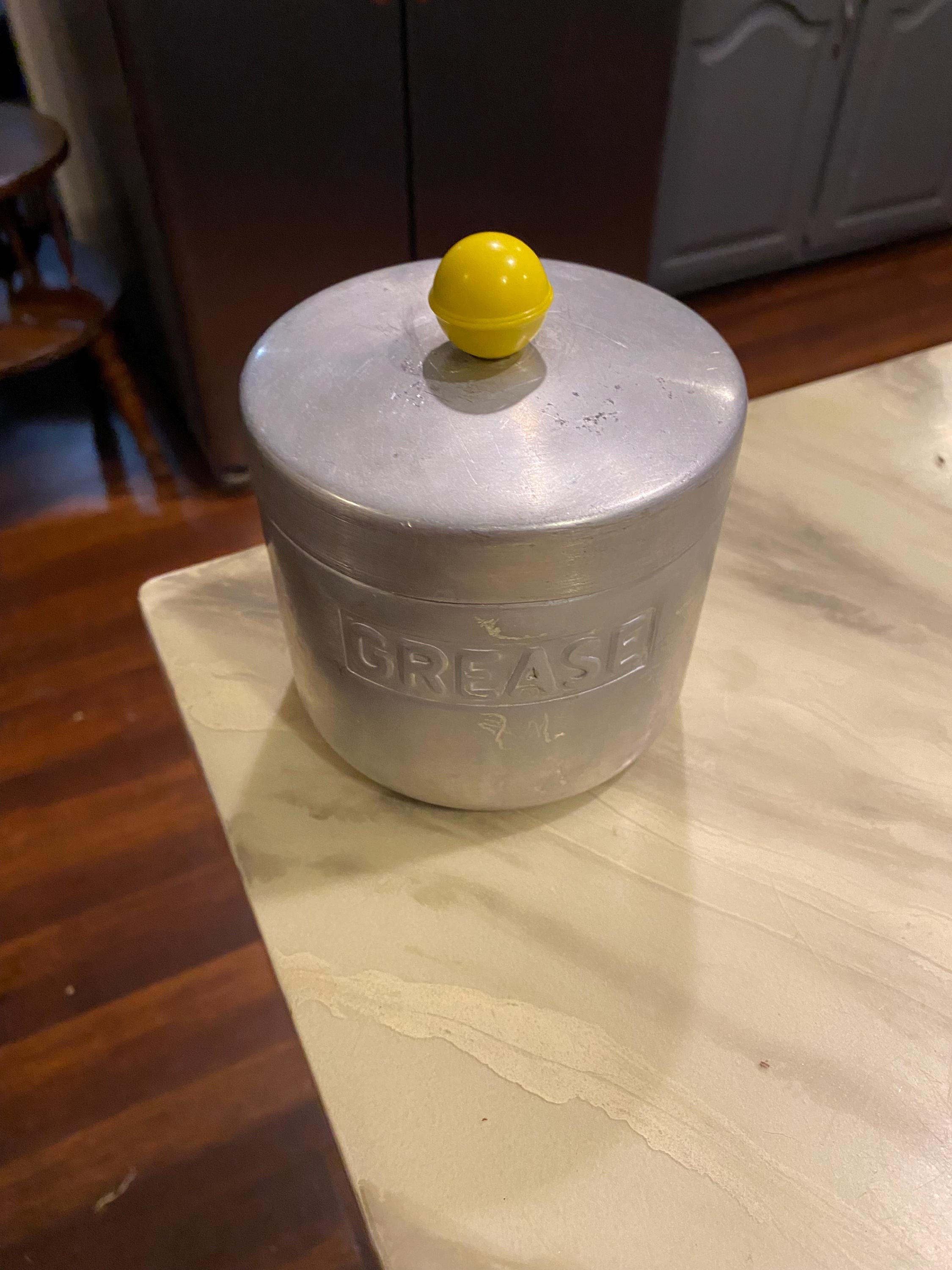 Vintage Aluminum Grease Containers - Etsy