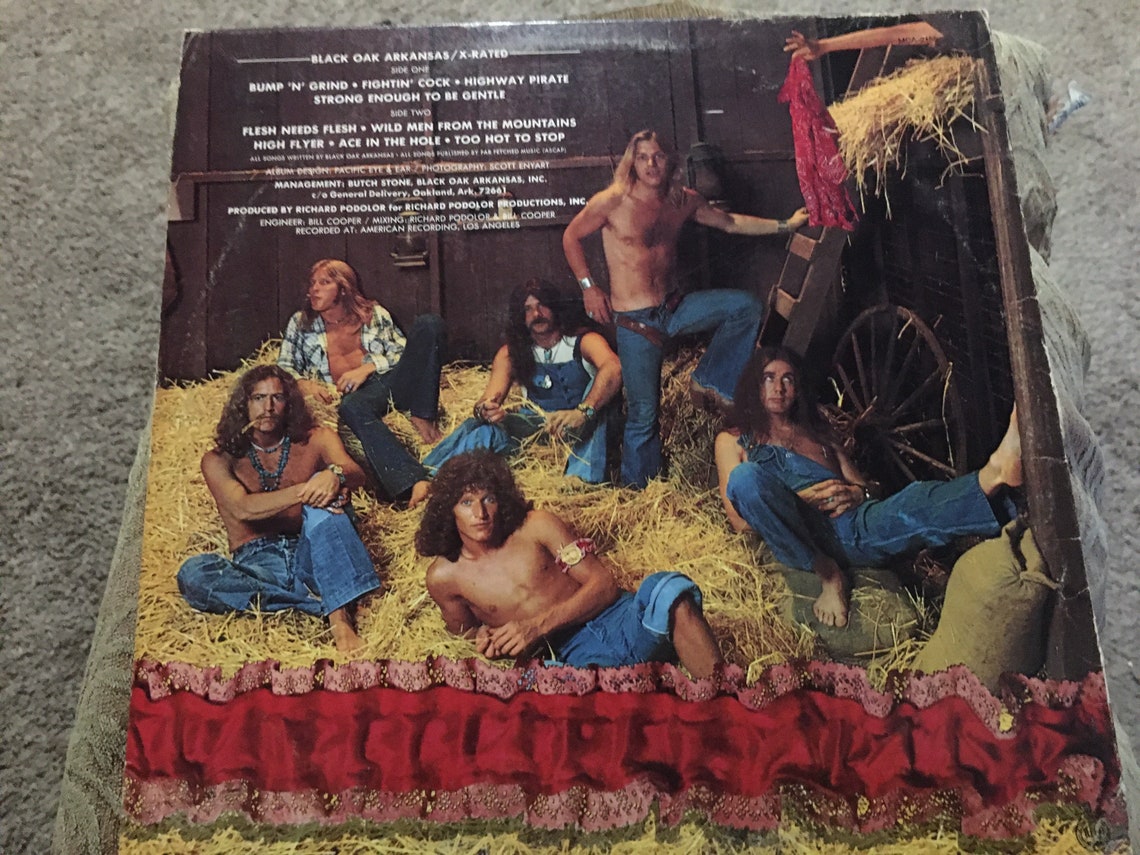 Black Oak Arkansas Xrated vinyl album Etsy