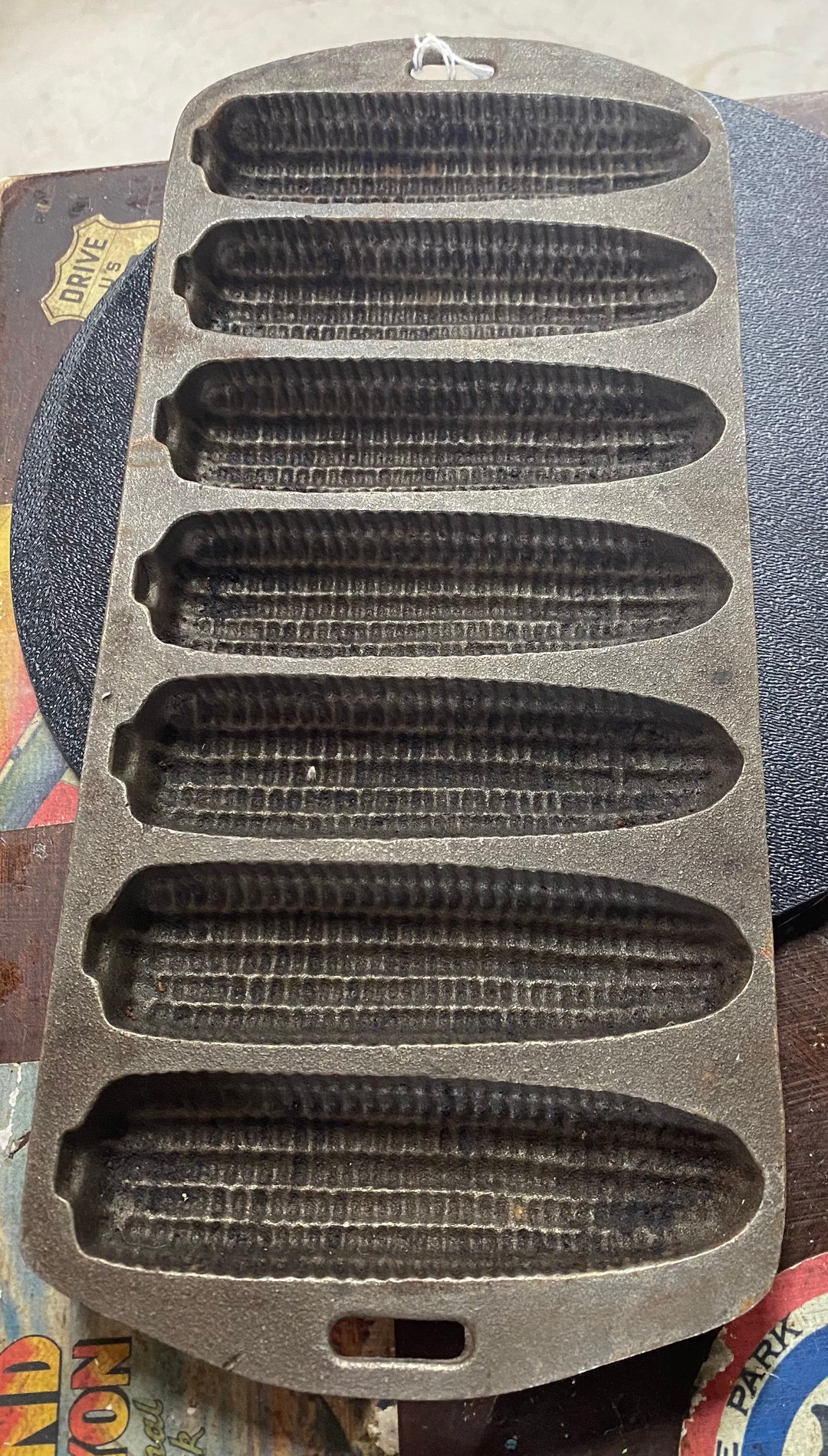 Vintage Lodge Cast Iron Cornbread Skilletperfect for Any Kitchen or