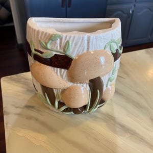 Vintage Merry Mushroom Utensil Holder-Great Vintage Decor In Any Kitchen!
