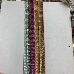 1 yrds Hot fix rhinestone trim