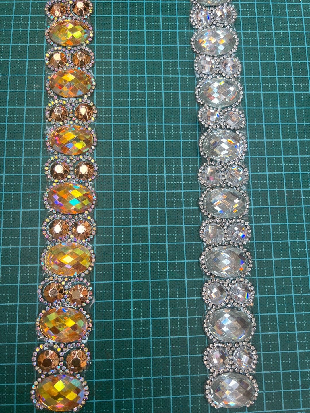Rhinestones Trim - Etsy