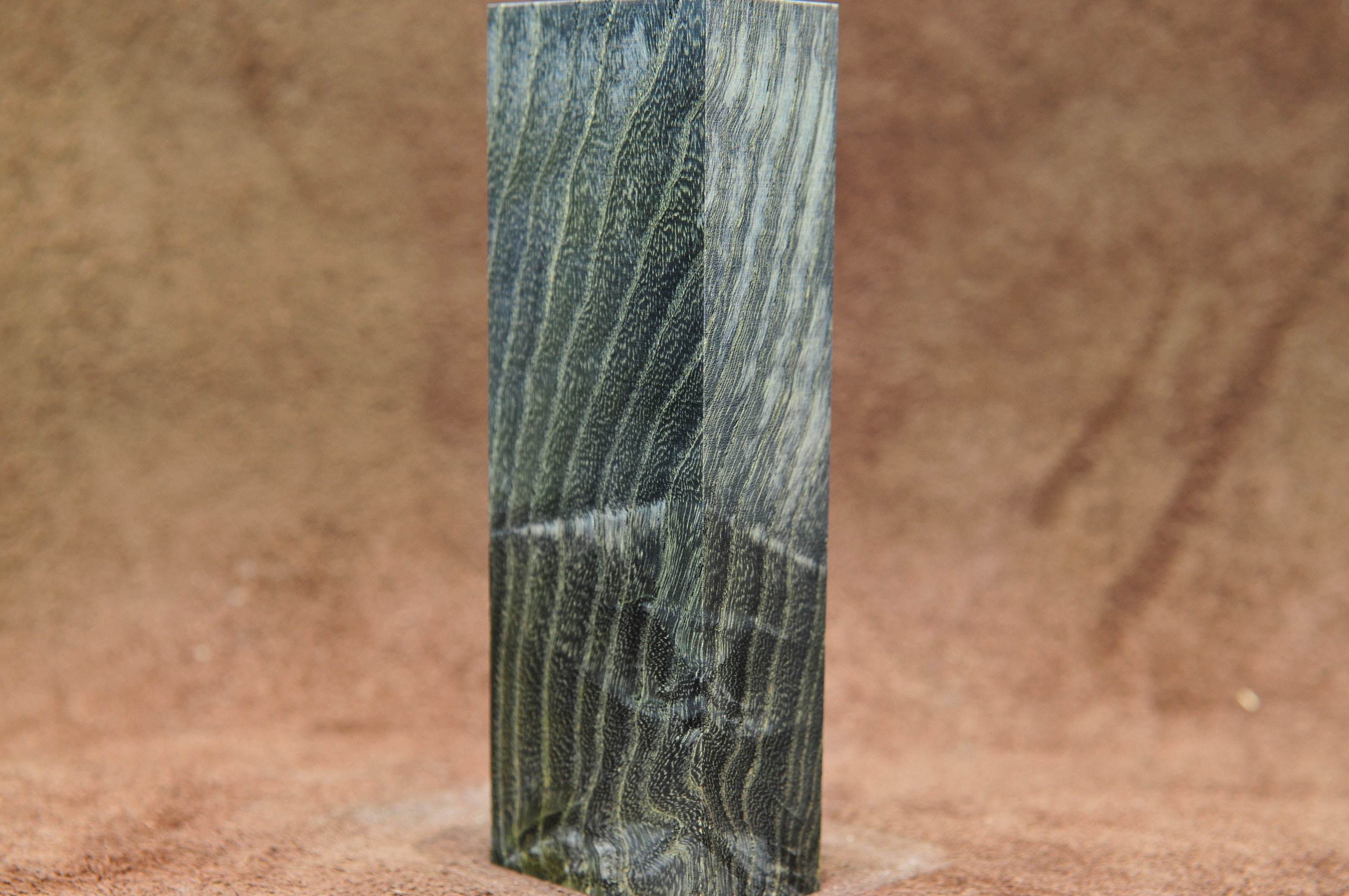 Stabilized mountain ash wood knife scales block Etsy