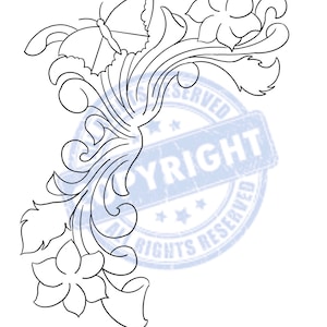 Leather Tooling Pattern