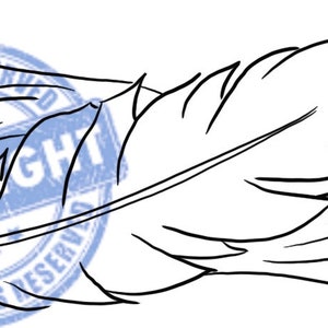 Puede incluir: Un dibujo en blanco y negro de un diseño floral estilizado con un brote de hojas y una flor central.