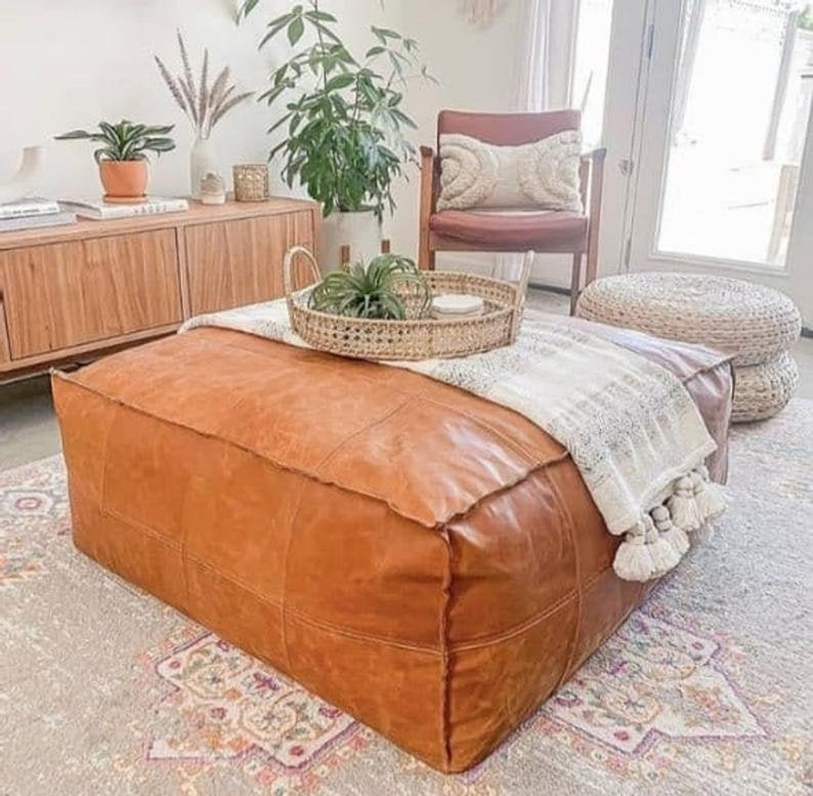 50 OFF Amazing Coffe Table Pouf Leather Pouf Pouf Etsy