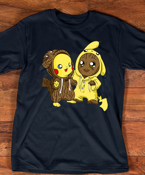 Pikachu pokemon and groot i'am groot T shirt Hoodie Kids Hoodie Pikachu pokemon and groot i'am groot T shirt Hoodie Kids Hoodie