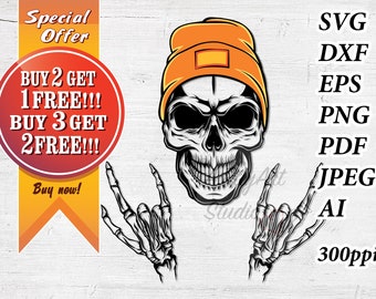 Download Free Halloween Svg Skull Svg Gothic Svg Skull Png Skeleton Svg Etsy SVG Cut Files