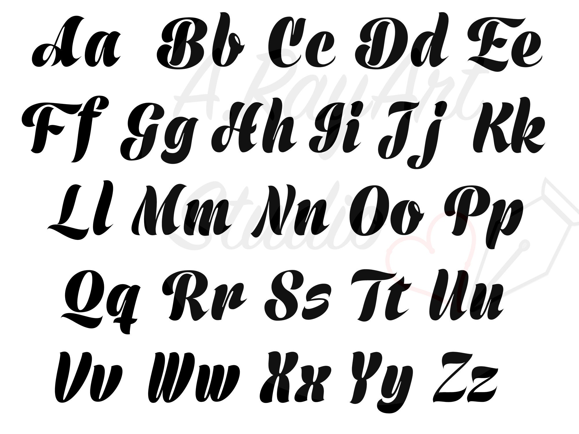Stencil Font Svg Fonts Calligraphy Font Svg Font Ttf Etsy My XXX Hot Girl