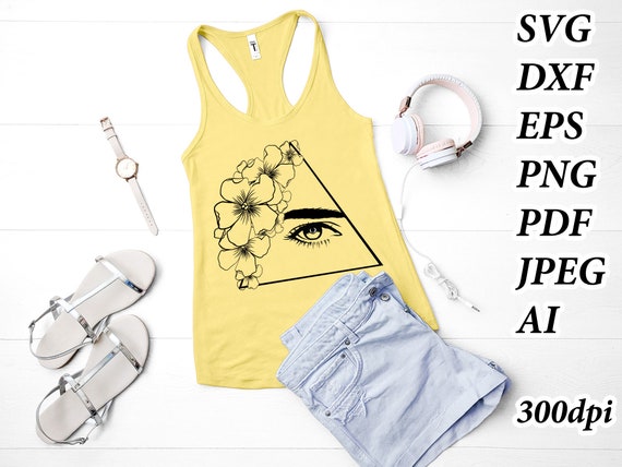 Download Free Eyelashes Eyelashes Svg Triangle With Eye Svg Makeup Eye Etsy SVG Cut Files