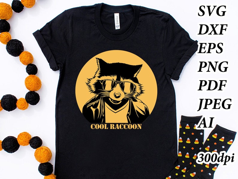 Download Raccoon SVG Raccoon Clipart Coon Vector Raccoon Silhouette | Etsy