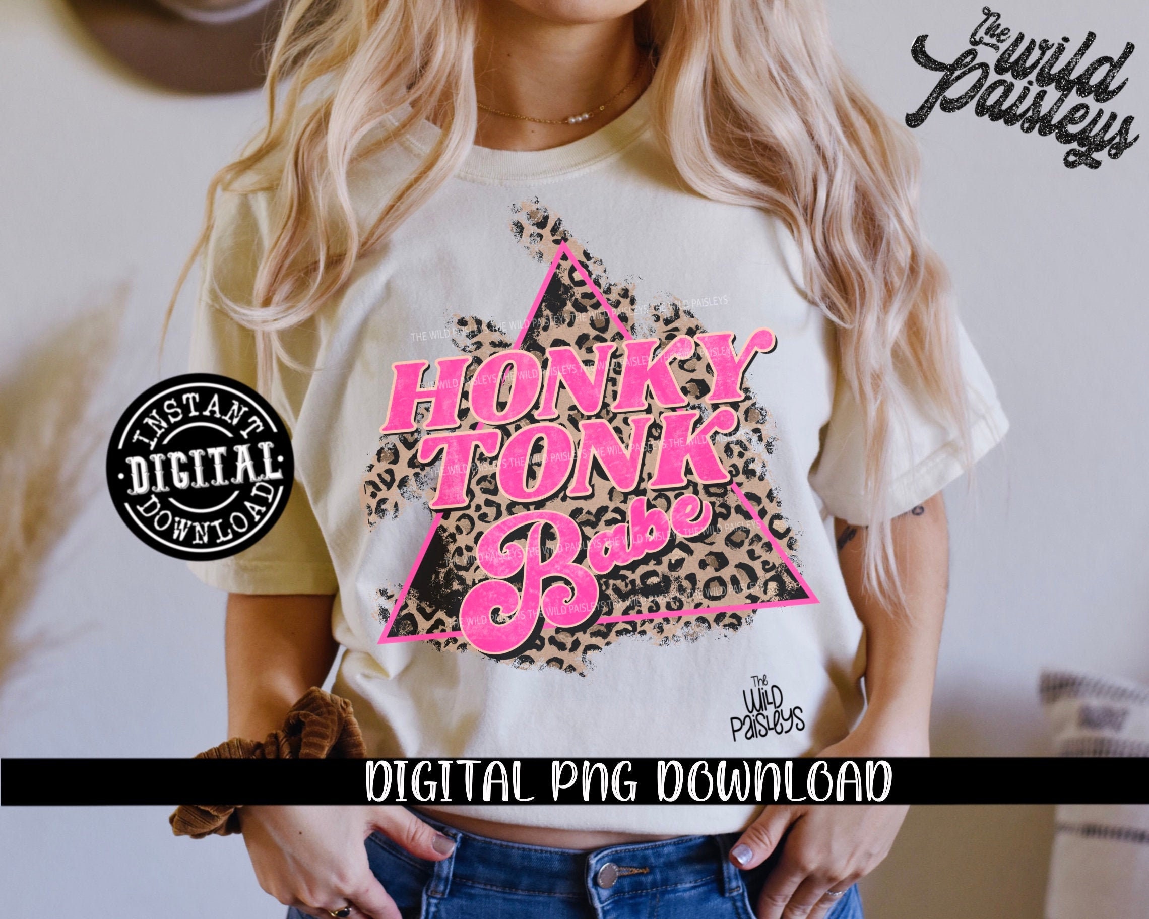 DIGITAL Honky Tonk Babe PNG Digital File Only Instant Digital File On…