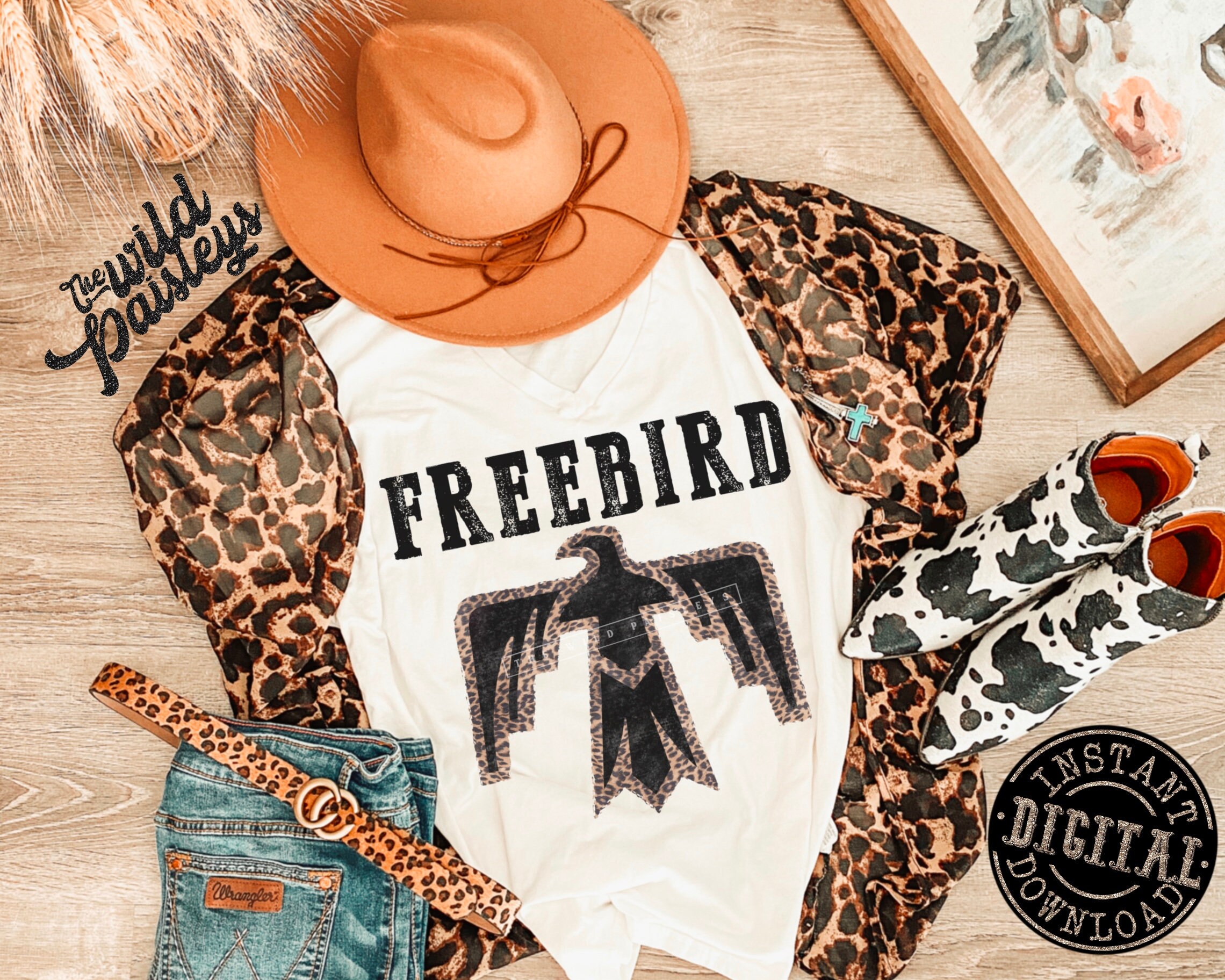 DIGITAL Freebird png Digital  File Only Instant Digital Download Sout…