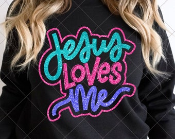 Jesus SVG Cut File, Outlined Jesus Loves Me SVG, DXF, and png Digital Download, Jesus Loves Me shirt design. Hand Lettered