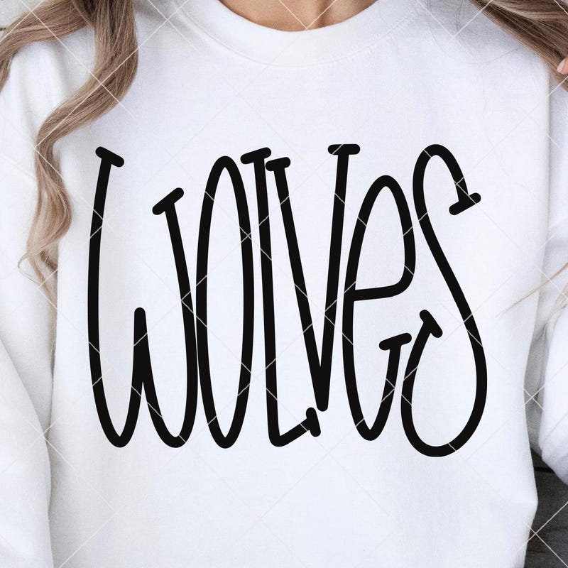 Wolves Script Png - Etsy