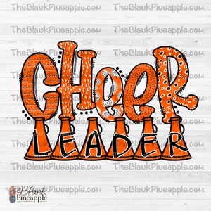 Cheer Design PNG, Doodle Cheerleader Megaphones in Orange PNG, Cheerleading design, Cheer sublimation design png