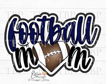 Design de Futebol PNG, Design de Mãe de Futebol da Marinha, Mãe de Futebol PNG, Design de Sublimação de Futebol, Sublimação de Futebol PNG 300dpi