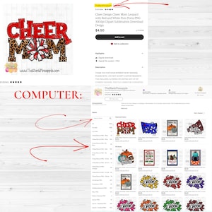 May include: Cheer Mom Leopard design with red and white pom poms. The design is in a digital download format and is 300dpi. The design is available for $4.50.