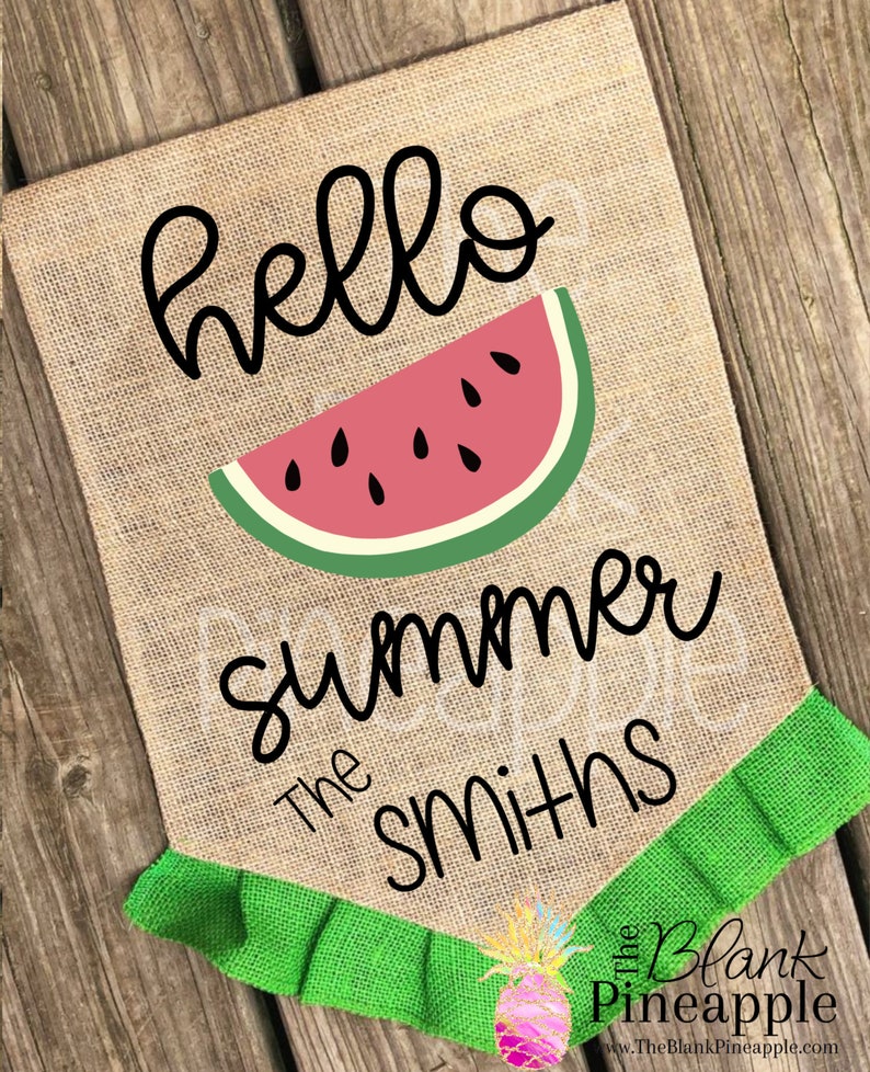 Download CUT FILE Hello Summer Watermelon Cut File Png Svg Eps & | Etsy
