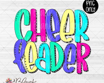Cheer-ontwerp png, kleurrijke cheerleader-png, cheer-sublimatieontwerp png, cheerleading-shirtontwerp,