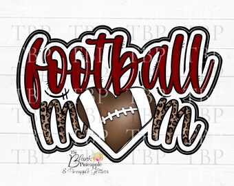 Football Design PNG, Dark Red Football Mom Design,  Football Mom PNG, Football Sublimation Design, Maroon Football PNG, hex 73000a