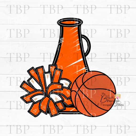 Basketball And Cheerleading Clipart