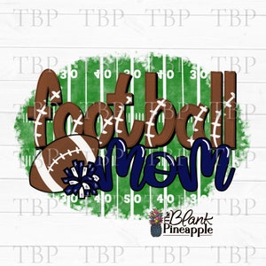 Football Design PNG, Football Mom Navy PNG 300dpi, Football sublimation design, Football Dad design, Football PNG