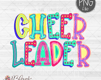 Cheer-ontwerp png, kleurrijke cheerleader-png, cheer-sublimatieontwerp png, cheerleading-shirtontwerp,