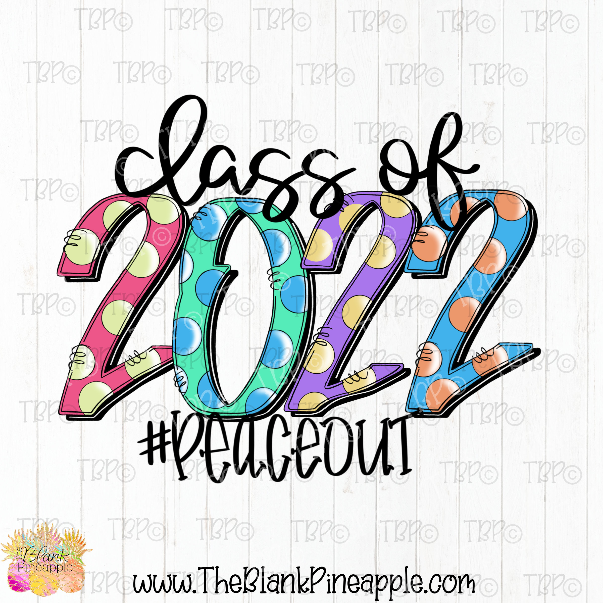 Graduation Class of 2022 in Pastels PNG 300dpi Clip Art | Etsy