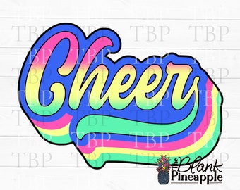 Cheer Design PNG, Cheer swash Design PNG, Cheerleading Sublimation Design, Cheer shirt design