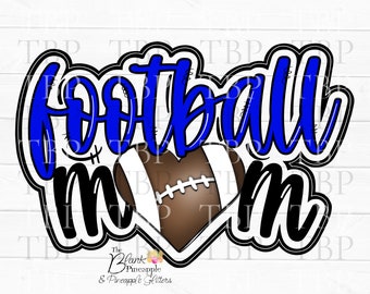 Design de Futebol PNG, Design de Mãe de Futebol Azul, Mãe de Futebol PNG, Design de Sublimação de Futebol, Sublimação de Futebol PNG 300dpi